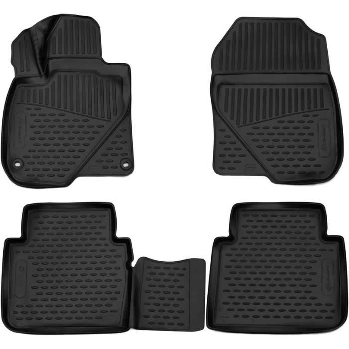 Tapis de sol - ELEMENT - Honda CR-V 2017-2021 - Caoutchouc - Sur mesure - Noir