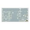 Tamiya 1/35 Detail Up Parts Series No.46 German Army Panther Coating Sheet Set Plastic Model Parts 12646