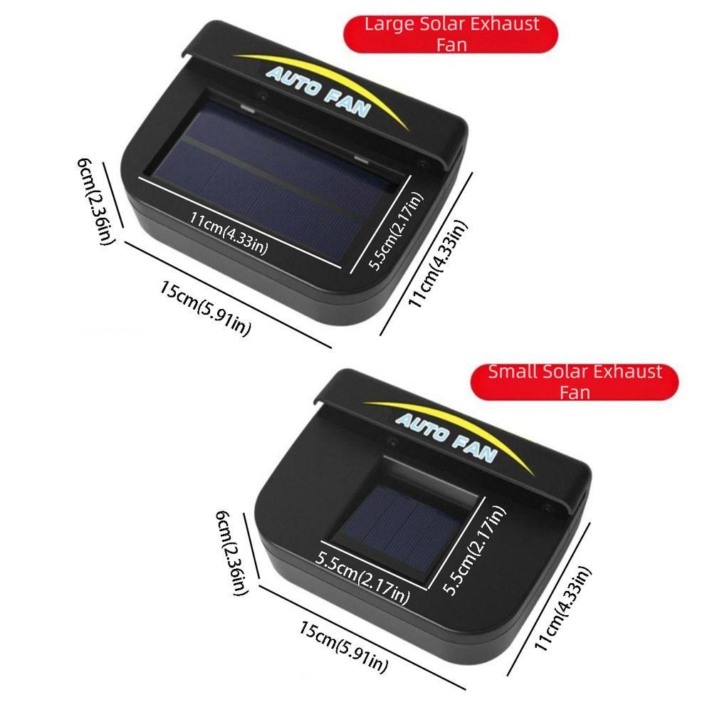 Energy Saving Solar Powered Fan Portable Window Fan Cooling Car Exhaust Fan Vehicle Use