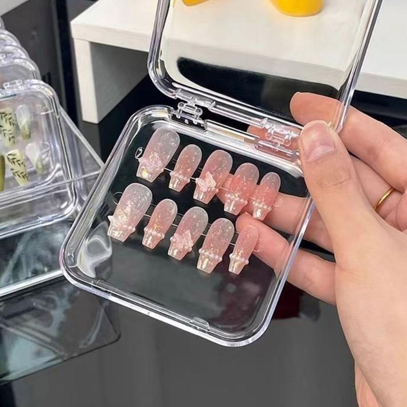 Pack of 15 Storage Boxes Including 1 Large and 14 Small With Clear Lid Accessory for Jewelry Beads Pills And More