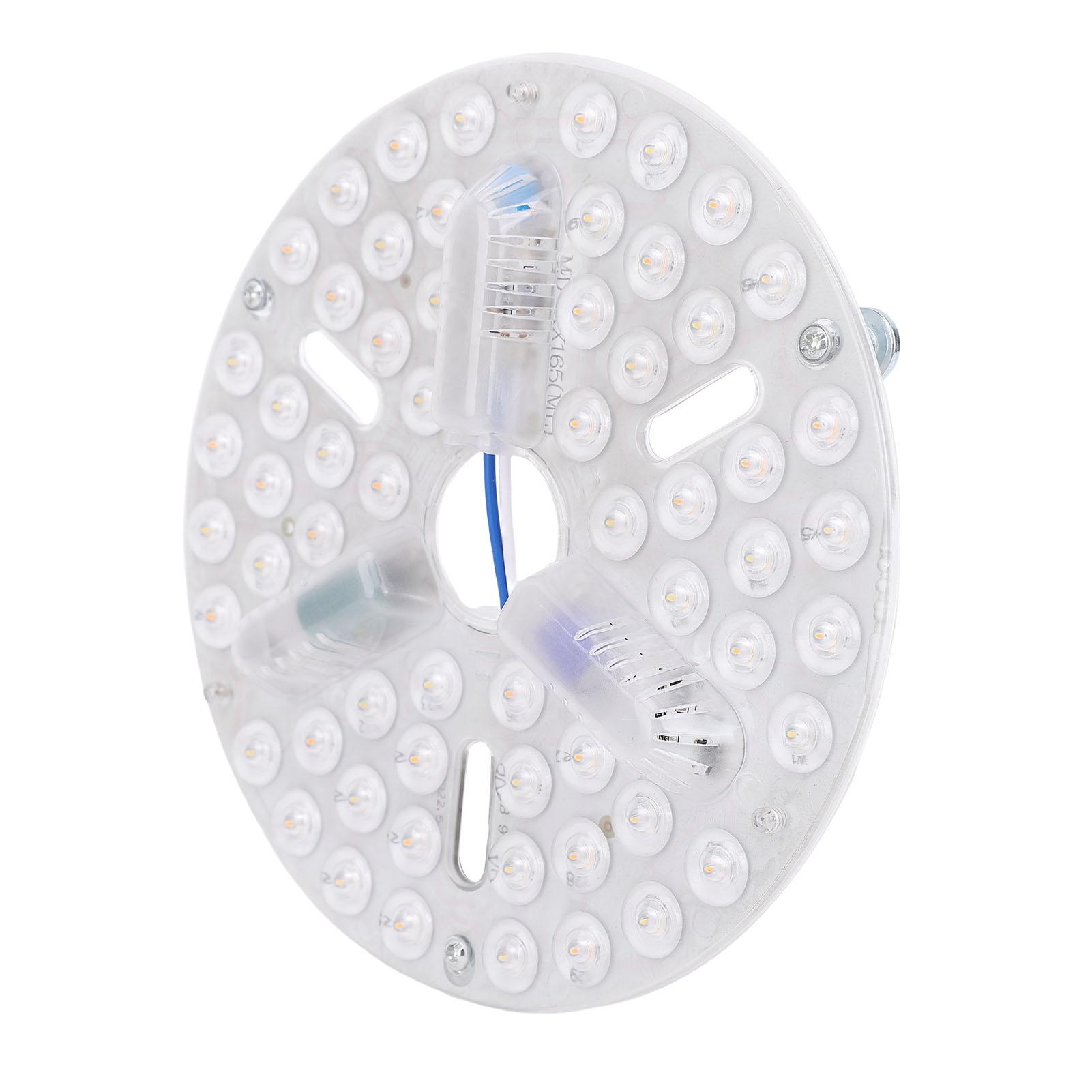

6.5 Inch Ceiling Fan LED Light Replacement PC 3 Color Dimmable Flush Mount Eye Care LED Fan Light Board Panel Retrofit