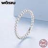 Wedding Band Rings for Women 925 Sterling Silver AAA Zircon Stackable Engagement Crossed Rings Simple Jewelry Party Gift