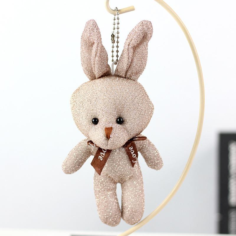 Adorable Sparkling Plush Bunny Toy Ideal For Bags And Gifts In Multiple Colors