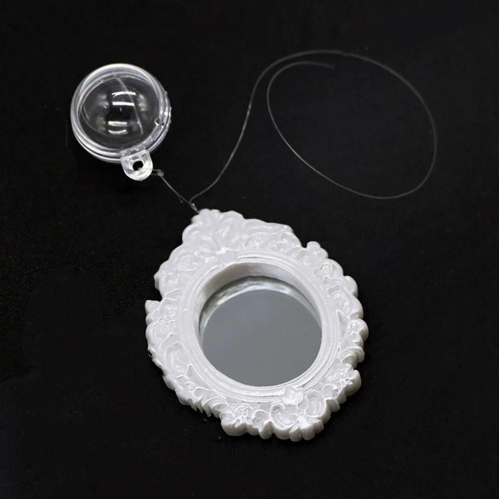 Decorative Aquarium Betta Mirror Retro Style Teasing Fish Mirror  Betta Fish Training белый