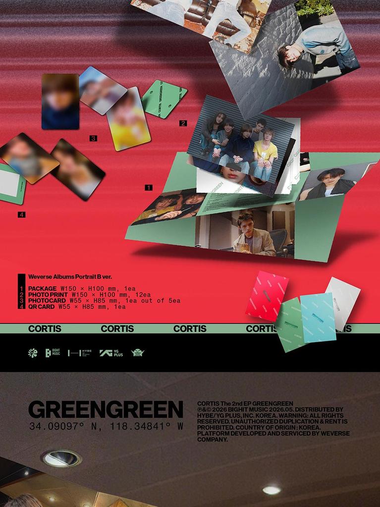 CORTIS The 2nd EP Album - GREENGREEN (Weverse Albums Ver.)