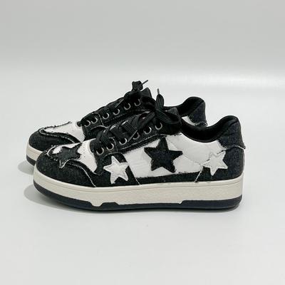 2023 New Shoes Women's Casual Star Shoes Hip Hop Style Walking Sports Shoes Outdoor Youth Shoes