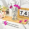 30Pcs Bachelorette Cow Straws Food Grade BPA Free Smooth Edge Cowgirl Ball Decorative Paper Drinking Straws