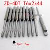 V-05T NK4DT T4x1.8x44 T3 T5 T6x44 Torx Bits with Half-round Tail & Missing Plum Blossom Driver