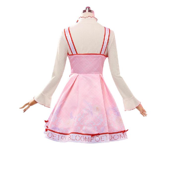 Nikki Cosplay Anime Infinity Nikki Sweet Pink Lolita Dress Uniform Set Halloween Party Outfit for Women Girls Skirt
