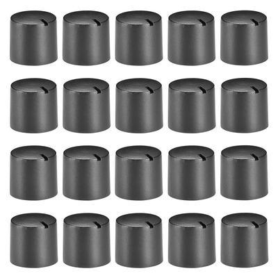 Uxcell Hall-Knopf mit 6 mm Schaft für Lautsprecher, Effektpedal, Verstärker, Potentiometerknopf, 14 x 14 mm, 20 Stück
