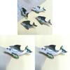 Handcrafted Shell Dolphin Brooch Pin With Embedding Technique For Animal Jewelry Enthusiasts