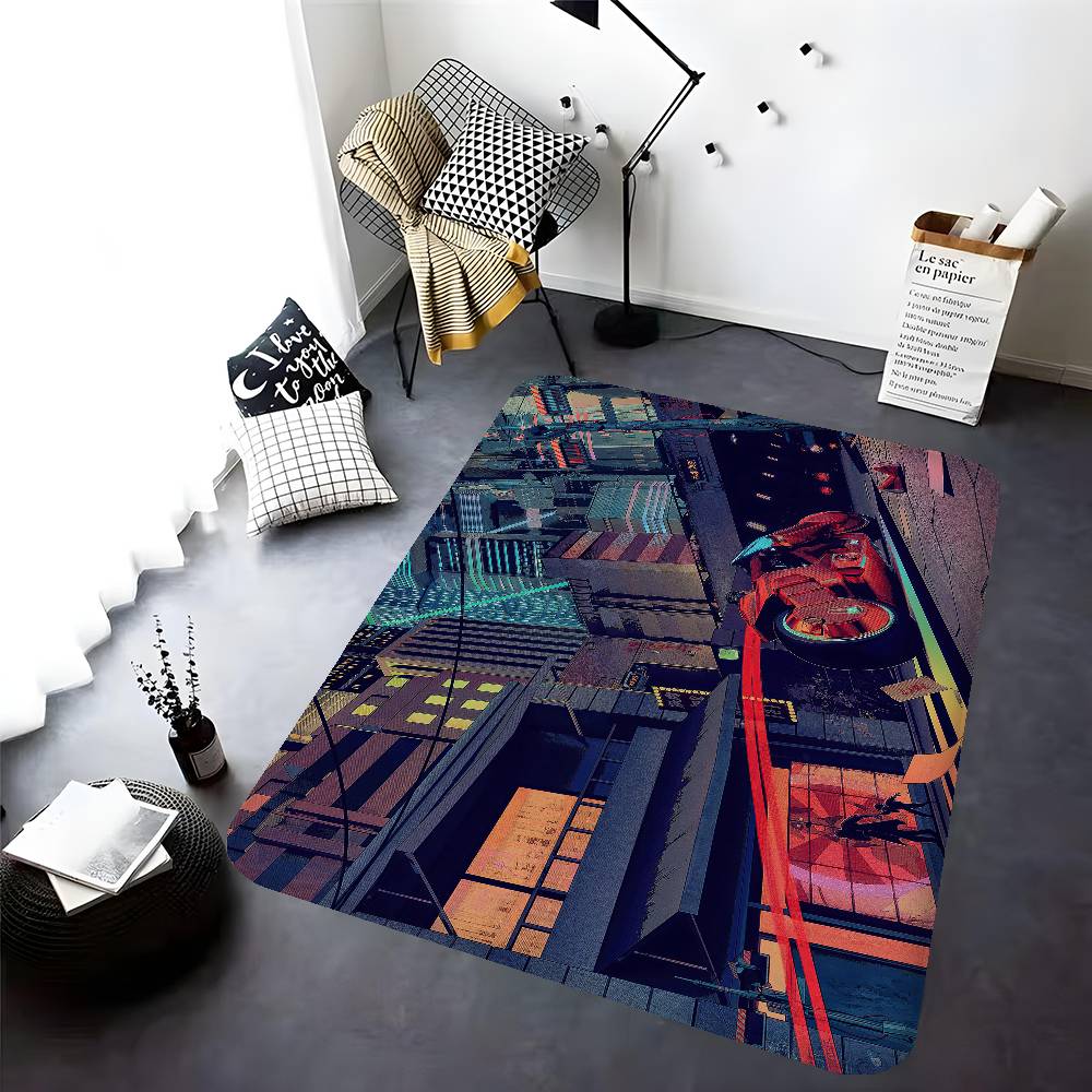 Japanese Manga A-AKIRA Door Mat Washable Non-Slip Living Room Sofa Chairs Area Mat Kitchen Bedside Area Rugs