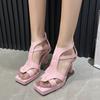 Fashion Women Sexy High Heels Sandals Female Platform Dress Party Shoes Summer Slippers  Fashion New Pumps Mujer Zapatillas Slides
