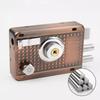 Stainless Steel Exterior Door Lock High Strength Steel Copper Hook Anti-theft Door Lock Dead Bolt Multiple Insurance