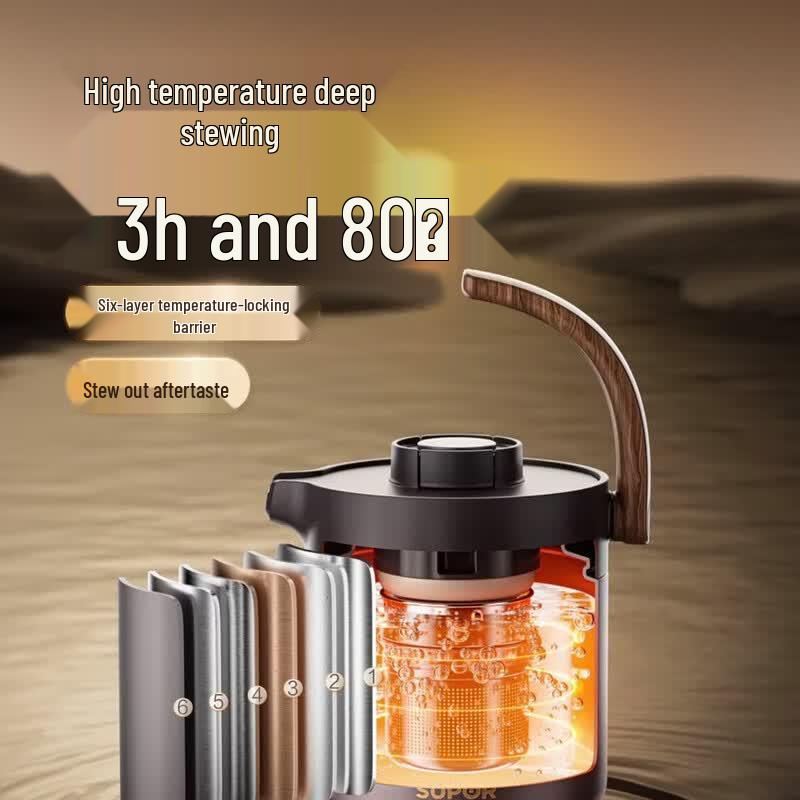 SUPOR 316L Stainless Steel Insulated Tea Kettle