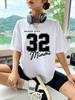Dream City Number 32 Design Woman T-Shirts Polyester Multicolor T Shirt Hip Hop Summer Short Sleeve Y2K Breathable Clothing