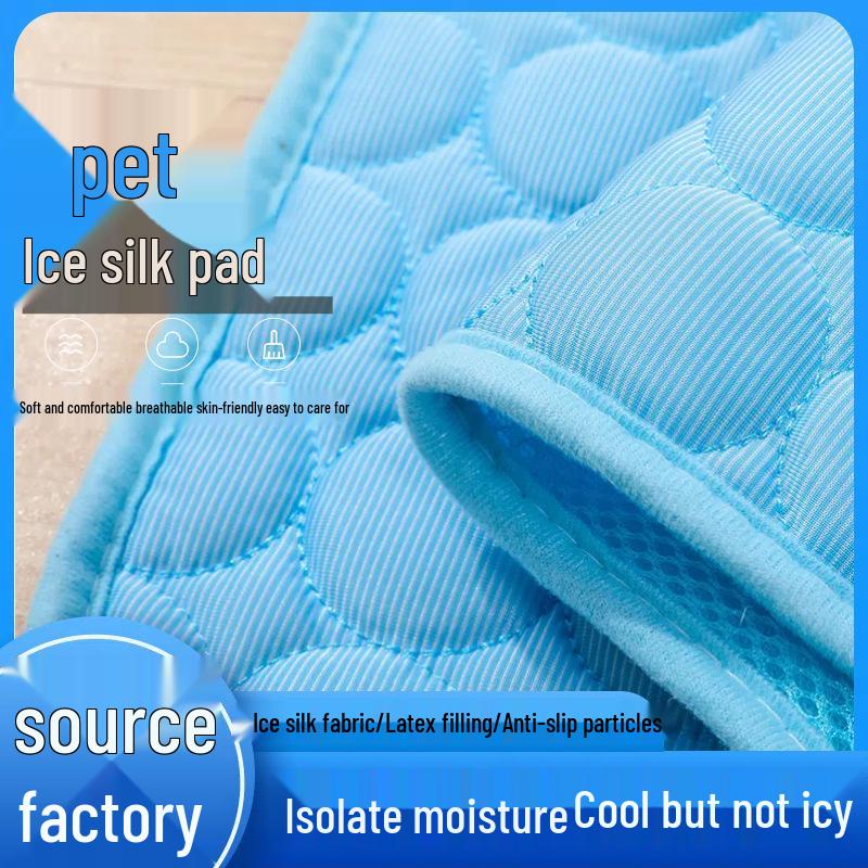 Breathable Ice Silk Cool Pet Mat for Dogs and Cats