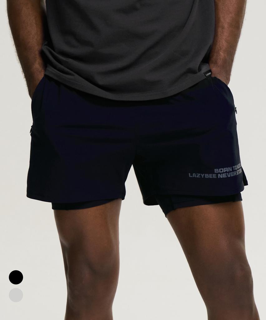 Leijibi Air Cooling Men'S Multi-Sport Running Shorts 2-In-1 Leggings Shorts (3 Colors)