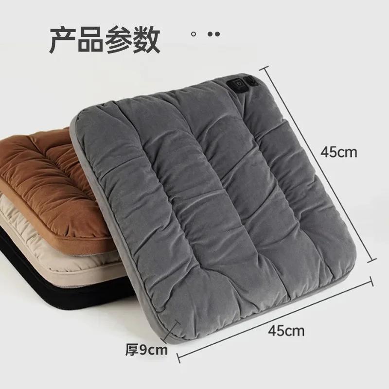 Adjustable Temperature Car Heated Seat Cushion Graphene Plush Seat Cushion 12V Universal Warm USB Heating Seat Cushion