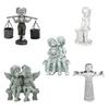 Girl And Boy Garden Statue Kids First Kiss Decorative Sculpture Outdoor Resin Waterproof Ornament for Yard Patio Flower Bed