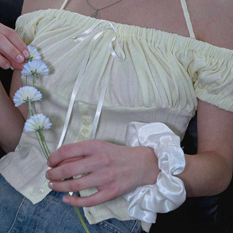 

Rosefrantz Satin Scrunchie [Ivory] Ivory_FREE