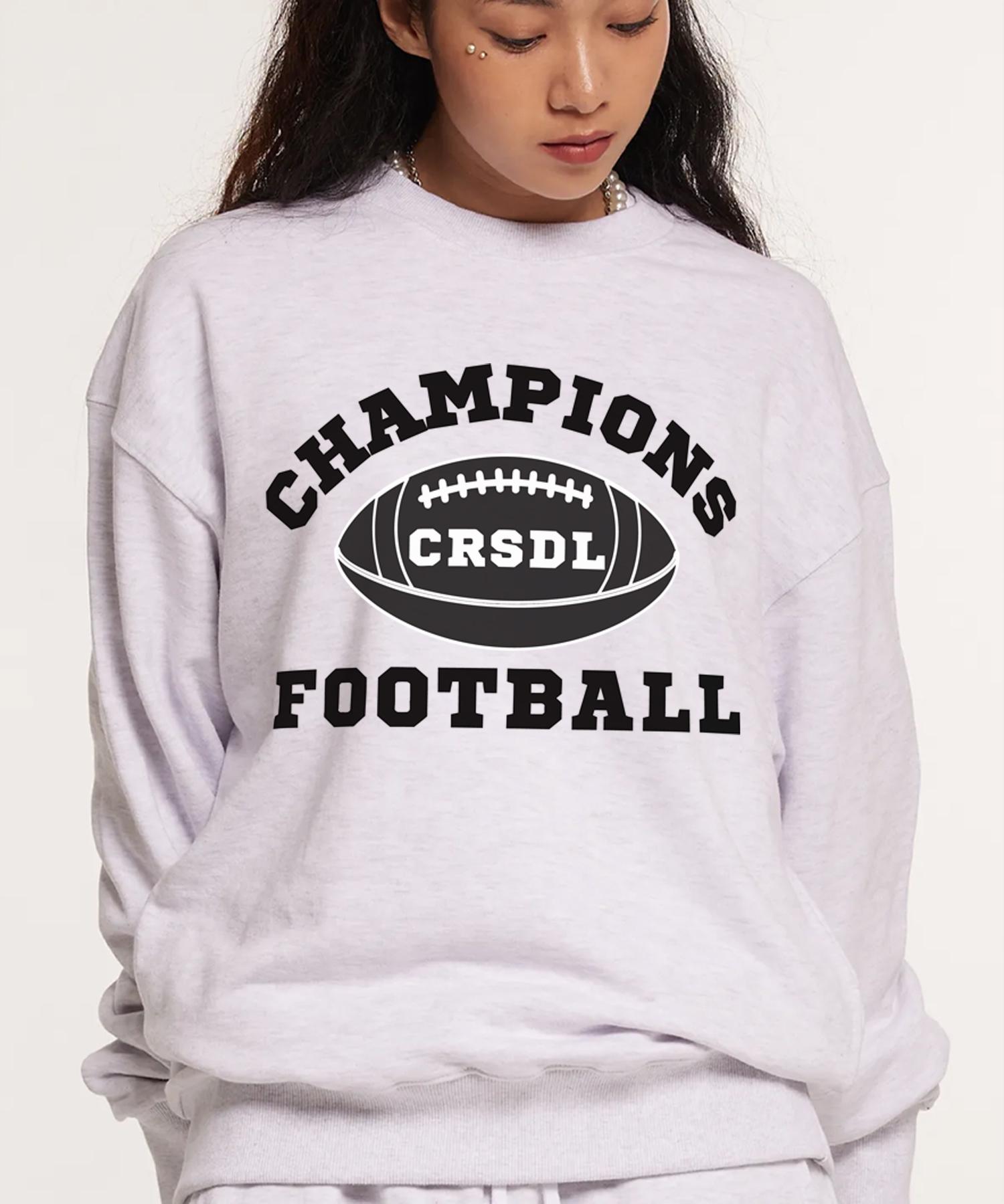 Свитшот Champion Football Lab 1984 Кремовая Сода Светло-серый M(1)