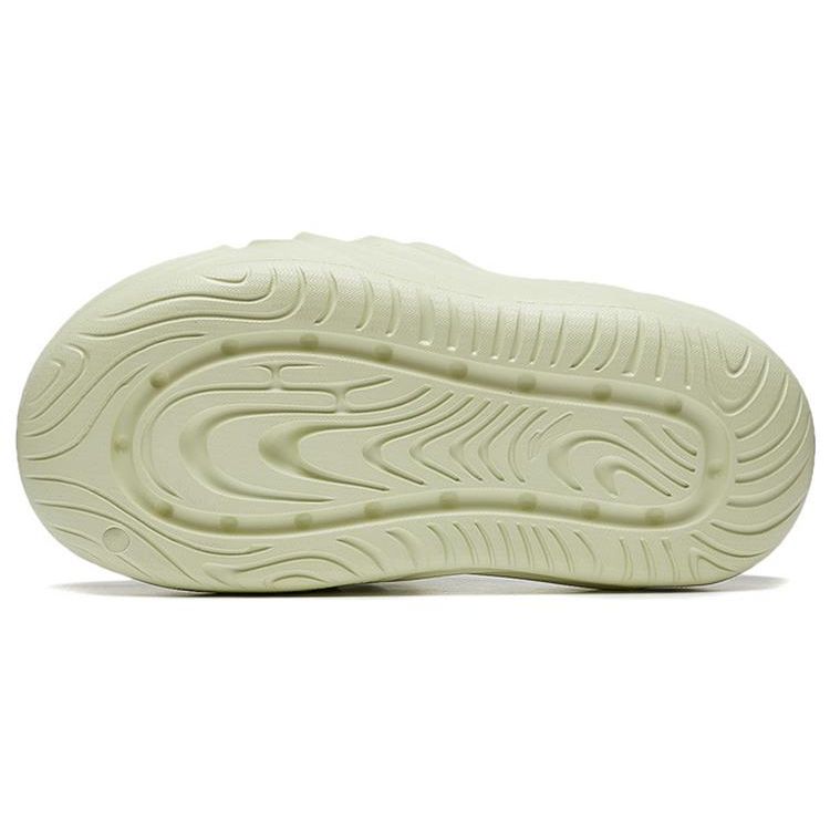 Li Ning Puff Slay Non-Slip Wear-Resistant Silent Slide Sandals Women Sandals Light-Fruit-Green AZST006-5