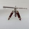 Brass Nickle Telescope On Tripod Stand Telescope for Home Decor Table Accessory Nautical Spyglass Telescope for Outdoor Adventures.
