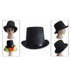 Costume Halloween Props Fedora Hat Magician Top Hat Retro Top Cap Performed Hat Bowler Top Hat