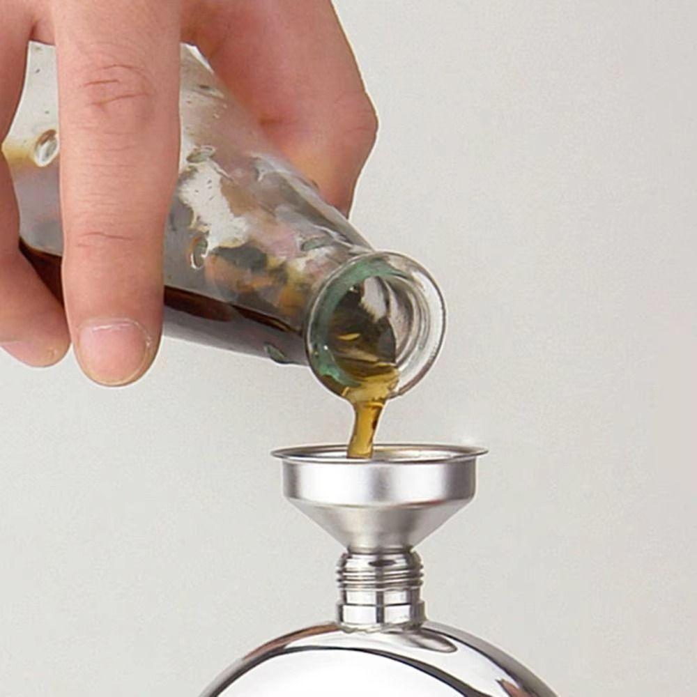 S/M/L Bar Wine Funnel Small Mouth Mini Kitchen Liquid Dump Tool Stainless Steel Funnel  Kitchen Use