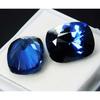 20 Ct Blue Sapphire Cushion Cut Natural Loose Gemstone Pair Ring Size CERTIFIED A-5185