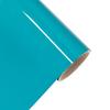 0.5m Wide Ultra Gloss Miami Blue Car Sticker Bubble Free Vinyl Film PET Decal Vehicle Body Self Adhesive Sticker Car Accessories