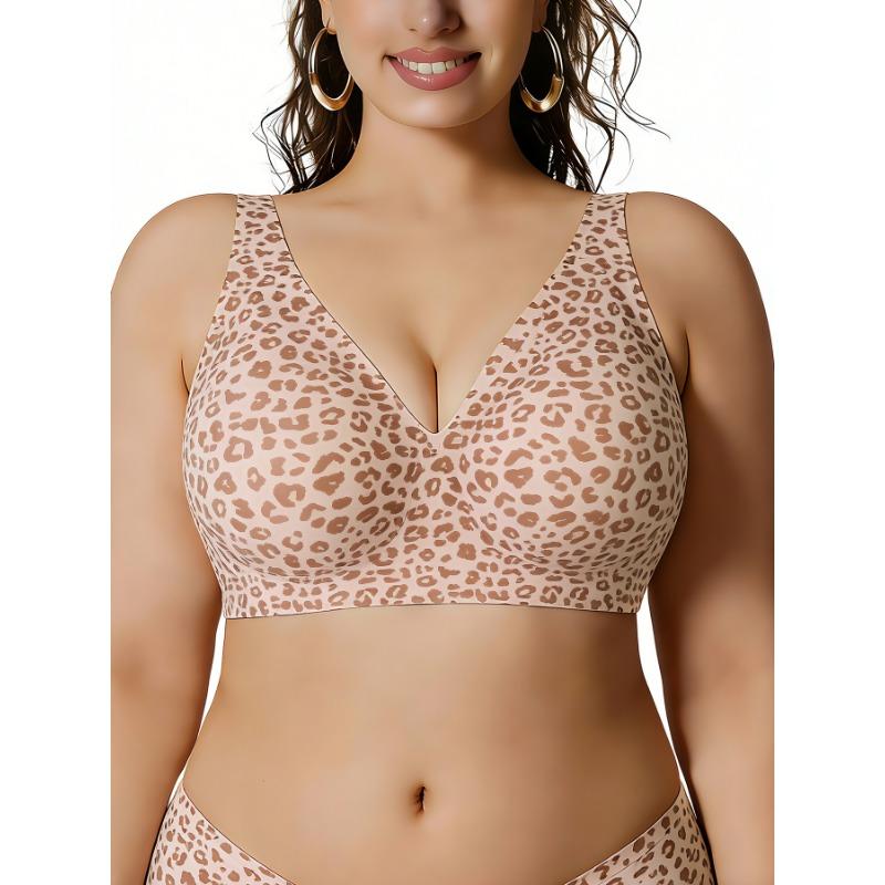 Women Seamless Wireless Comfortable Full Coverage Push Up Gathering Bra