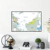 Administrative Map English Map Malaysia Map Canvas Painting Living Room Home Decoration Children School Supplies