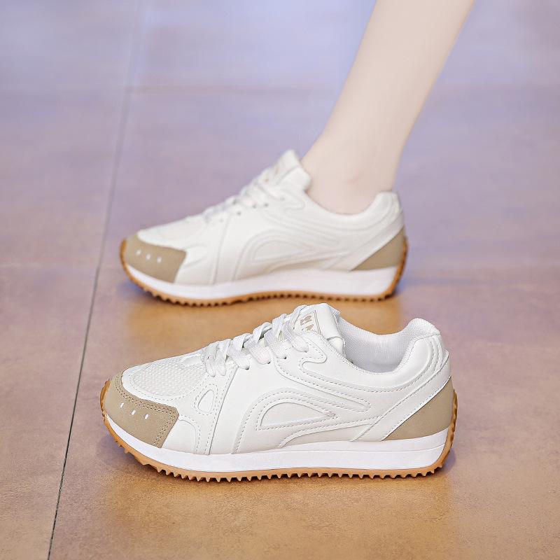 Niche retro inner height increase moral training Forrest Gump shoes women's spring and autumn mesh sports and leisure