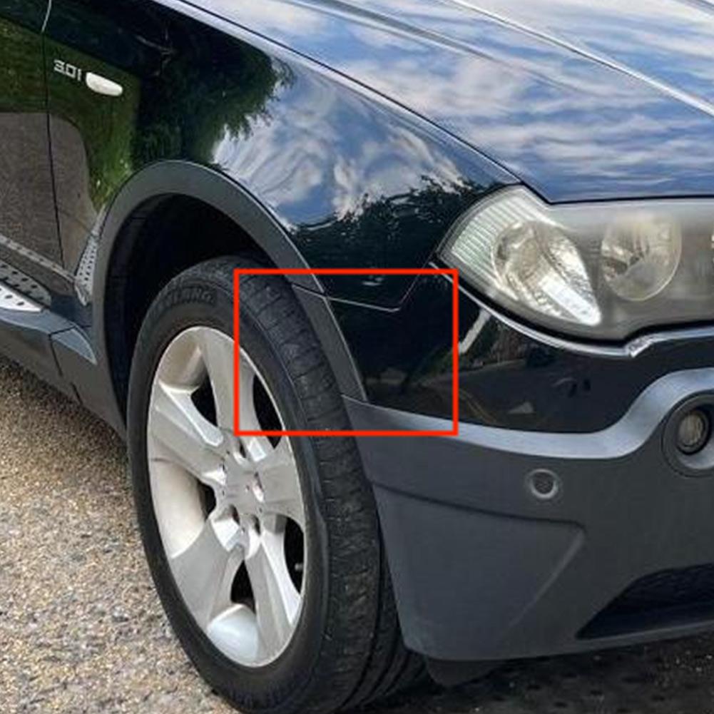 Bumper Trim Cover Garden Indoor 1 Pc 51113401930 Accessories Black Easy Installation Front Plastic Replacement