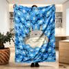 Couverture Imprimée Mon Voisin Totoro - Douce & Confortable, pour Chambre, Voyage, Canapé, Décoration de Maison - Cadeau d'Anniversaire de Noël pour Ami