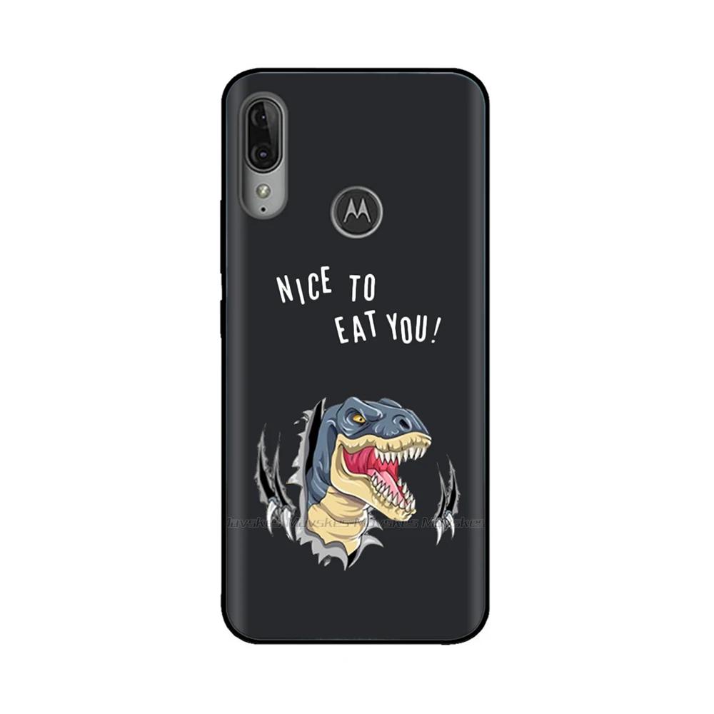 For Moto E6 Plus Case Soft Black Silicone Phone Back Cover For Motorola Moto E6 Play E6s 2020 MotoE6 Plus Case Cover Coque Funda