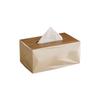 Double-sided Cover Desktop Tissue Box Plastic Napkins Holder Smooth Extraction Tissue Rack  Hotel