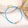 Bohemian Colorful Necklace For Women Girls Adjustable Beaded Neck Chain Unique Fashion Accessory Jewelry Gift