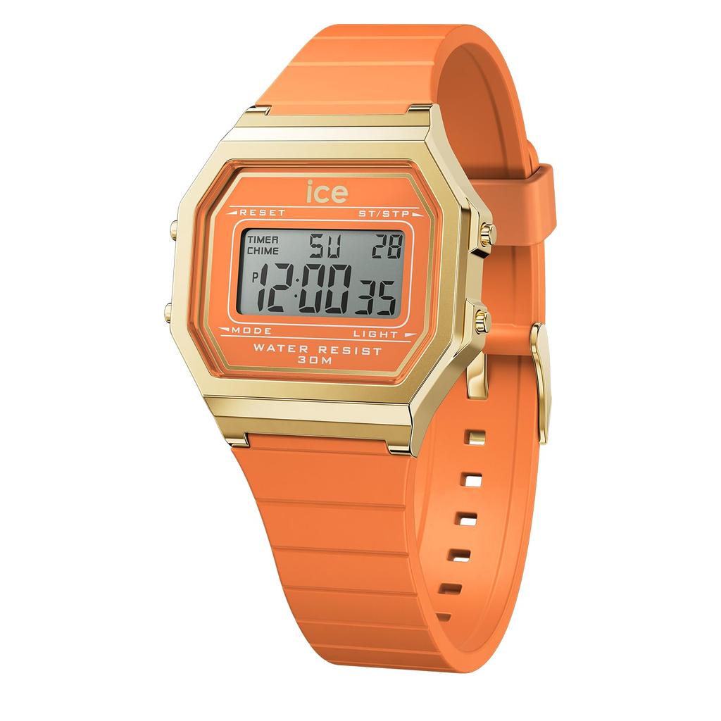 ICE-WATCH ICE digit 022052 Small Digital Watch, Apricot Crush for Women