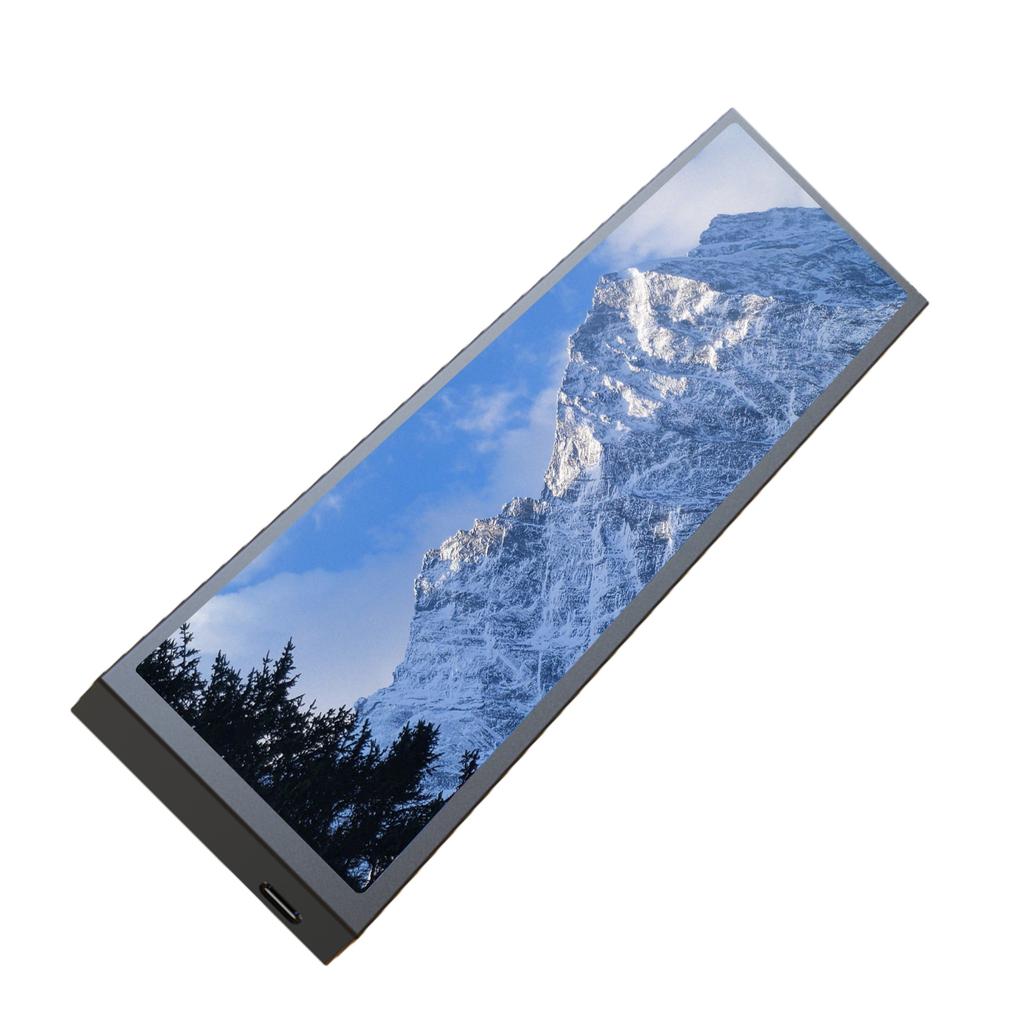 9.2 Inch Computer Case Secondary Screen, PC Case Side Screen, CPU Temperature Monitor Display with Customizable Themes