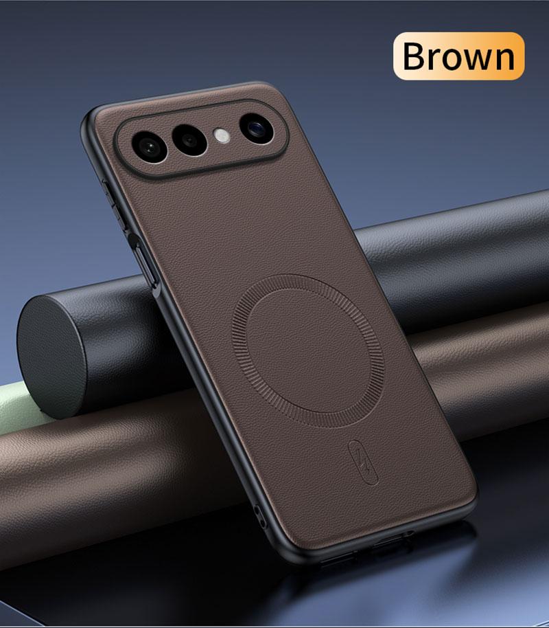 Pour VIVO X300 FE Étuis Protection Appareil Photo Étui Texture Cuir Pour VIVO X300 FE X 300FE Chargement Sans Fil Magnétique Pare-chocs Fin