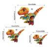 3D-печатная фигурка Велоцираптора, Динозавр, Артикулированная, Веселые подвижные суставы, Дизайн, Украшение для дома, офиса, Настольная игрушка
