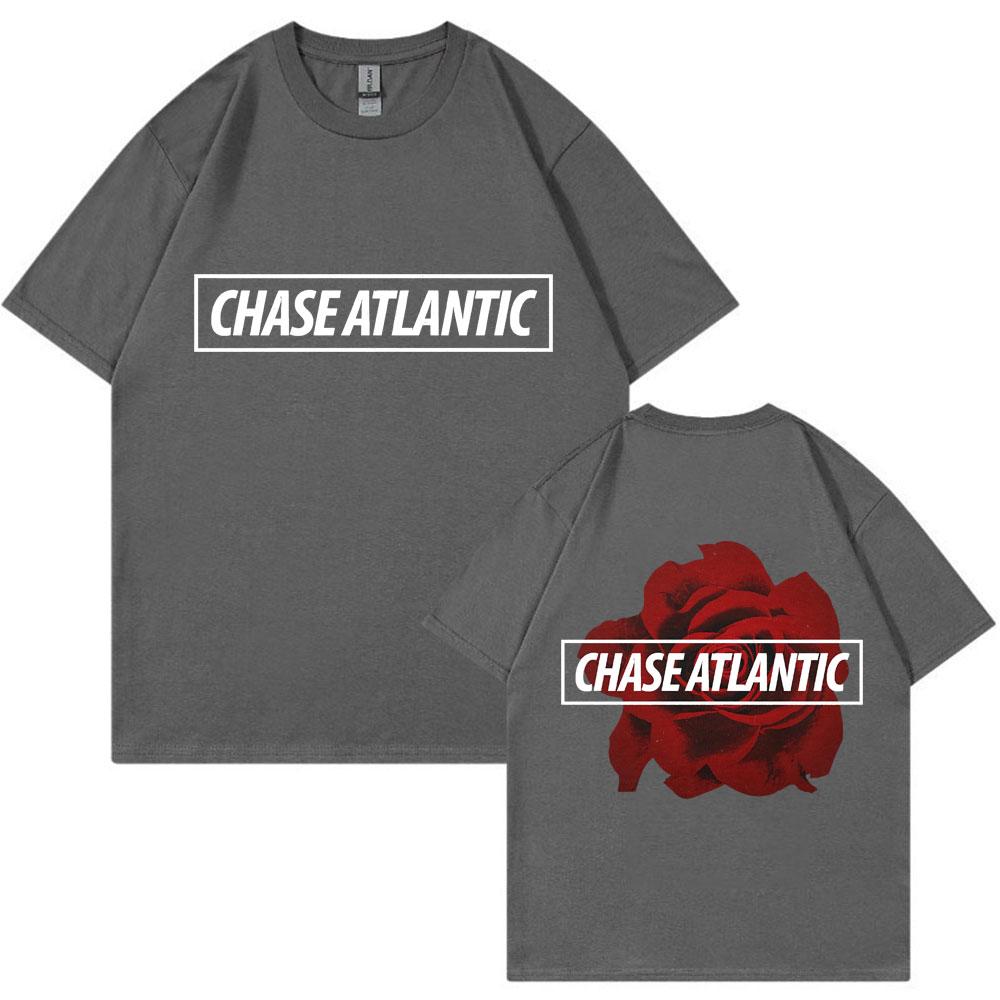 Chase Atlantic Beauty In Death Album T Shirt Music Band Fashion Vintage Hip Hop T-shirts Men Women Loose Cotton Y2k Tee Shirts