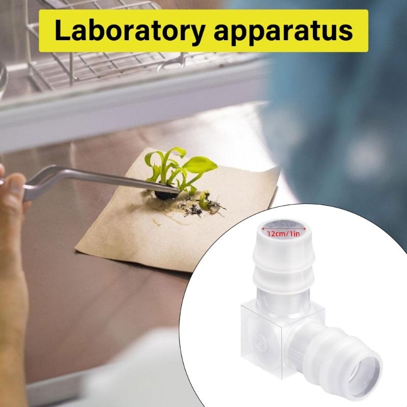 6Pcs 12mm Plastic Hose Joints L Shape 90 Degree Elbow Bend Water Pipe Connector 2-way Splitter Pipe Hose Joint Adapter