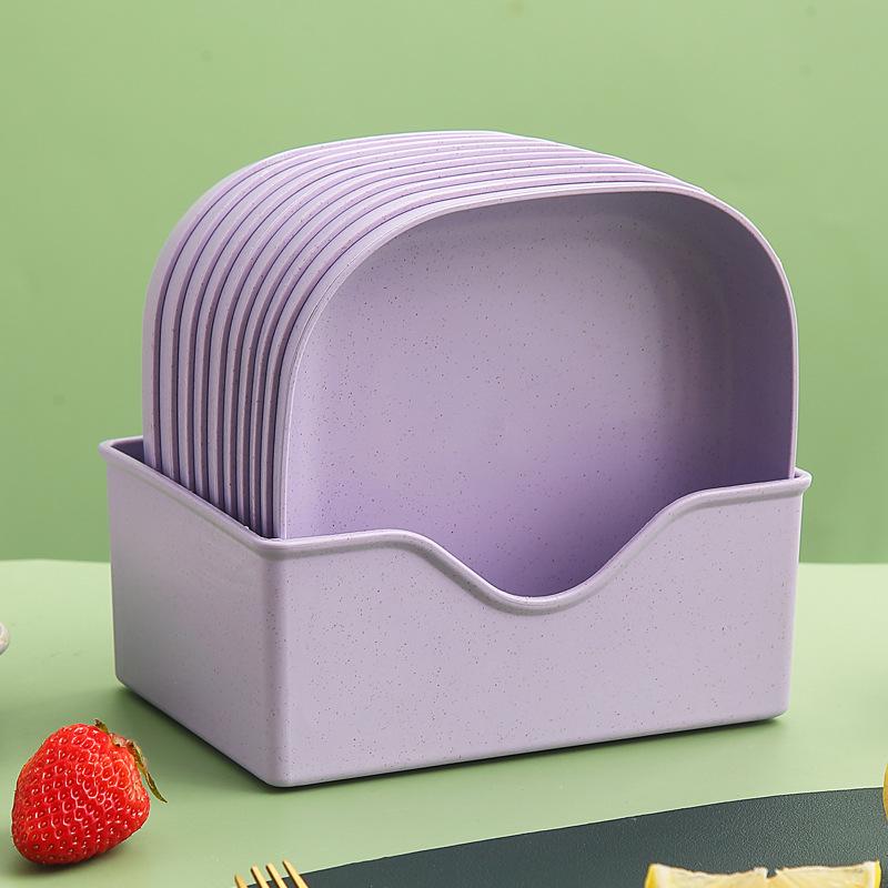 Japanese-Style Creative Plastic Bone Dish with Base