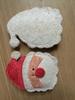 Loofah Christmas Gift Santa Pet Chew Toy for Hamsters & Chinchillas Natural Loofah Crafted Holiday Pet Supply Cleaning Tools
