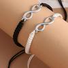 8-Shaped Lucky Hand Rope: European Style Adjustable Couple Bracelet