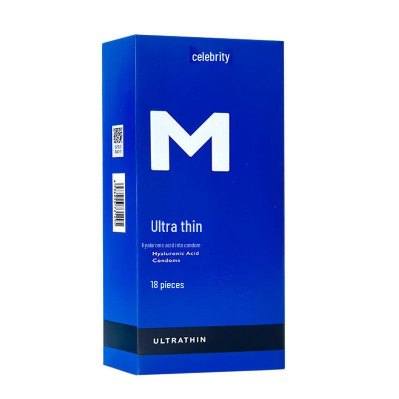 Celebrity Premium Hyaluronic Acid Ultra-Thin Dotted Ribbed Condoms